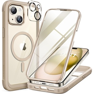image:imageMiracase for iPhone 18 Pro Max Case with Builtin Screen Protector Full Camera Protector  Magnetic with MagSafe  360 Full Body Military DropProof 18 ProMax Bumper BurgundyMagnetic Gold