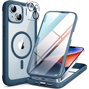 image:imageMiracase for iPhone 18 Pro Max Case with Builtin Screen Protector Full Camera Protector  Magnetic with MagSafe  360 Full Body Military DropProof 18 ProMax Bumper BurgundyMagnetic Dark Blue
