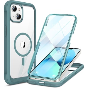 image:imageMiracase for iPhone 18 Pro Max Case with Builtin Screen Protector Full Camera Protector  Magnetic with MagSafe  360 Full Body Military DropProof 18 ProMax Bumper BurgundyTeal