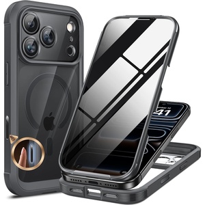 image:imageMiracase for iPhone 18 Pro Privacy Series Case GlacierDeep Grey