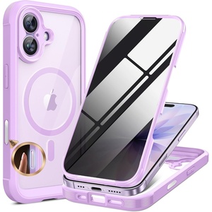 image:imageMiracase for iPhone 18 Pro Privacy Series Case GlacierPurple