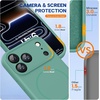image:imageMiracase Magnetic for iPhone 17 Pro Case Silicone Midnight Green