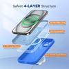 image:imageMiracase Silicone amp Magnetic for iPhone 15 Case Mediterranean Blue