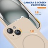 image:imageMiracase Silicone amp Magnetic for iPhone 15 Case Sand