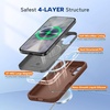 image:imageMiracase Silicone amp Magnetic for iPhone 17 Case Chocolate