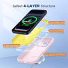 image:imageMiracase Silicone amp Magnetic for iPhone 17 Pro Max Case Sand Pink