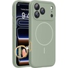 image:imageMiracase Magnetic for iPhone 17 Pro Case Silicone Patina Green