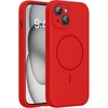 image:imageMiracase Silicone amp Magnetic for iPhone 15 Case Red