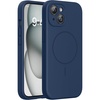 image:imageMiracase Silicone amp Magnetic for iPhone 15 Plus Case Dark Blue