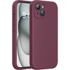 image:imageMiracase Silicone amp Magnetic for iPhone 15 Plus Case Wine Red