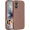image:imageMiracase Silicone amp Magnetic for iPhone 17 Case Chocolate