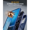image:imagemiracase for iPhone 17 Pro Case with 360 Spin Magnetic Stand FullBody Phone Case with Builtin Glass Screen Protector amp Camera Control Drop Proof iPhone 17 Pro Cover Dark Blue