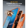 image:imagemiracase for iPhone 17 Pro Case with 360 Spin Magnetic Stand FullBody Phone Case with Builtin Glass Screen Protector amp Camera Control Drop Proof iPhone 17 Pro Cover Orange