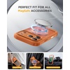 image:imagemiracase for iPhone 17 Pro Case with 360 Spin Magnetic Stand FullBody Phone Case with Builtin Glass Screen Protector amp Camera Control Drop Proof iPhone 17 Pro Cover Orange
