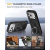 image:imagemiracase for iPhone 17 Pro Case with 360 Spin Magnetic Stand FullBody Phone Case with Builtin Glass Screen Protector amp Camera Control Drop Proof iPhone 17 Pro Cover Black