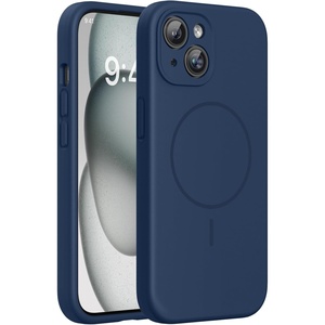 image:imageMiracase Silicone amp Magnetic for iPhone 15 Plus Case Dark Blue