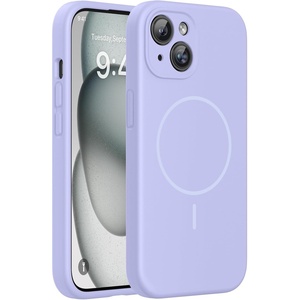image:imageMiracase Silicone amp Magnetic for iPhone 15 Plus Case Light Purple