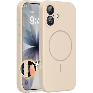 image:imageMiracase Silicone amp Magnetic for iPhone 17 Case Sand