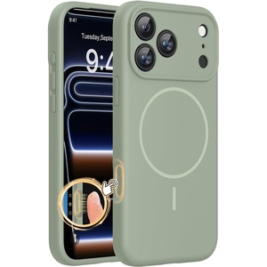 image:imageMiracase Silicone amp Magnetic for iPhone 17 Pro Max Case Patina Green