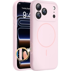 image:imageMiracase Silicone amp Magnetic for iPhone 17 Pro Max Case Sand Pink