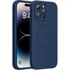 image:imageMiracase Magnetic for iPhone 14 Pro Max Case Silicone Dark Blue