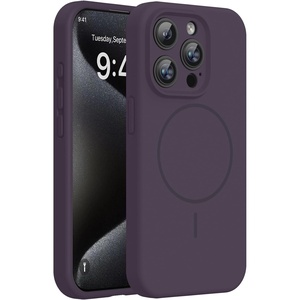 image:imageMiracase Silicone amp Magnetic for iPhone 15 Pro Case Dark Purple