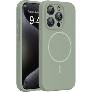 image:imageMiracase Silicone amp Magnetic for iPhone 15 Pro Case Patina Green