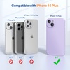 image:imageMiracase Magnetic Case Designed for iPhone 14 Plus Case with Screen ProtectorUpgraded Enhanced Camera ProtectionShockproof Liquid Silicone Case 67 inchMagnetic Light Purple