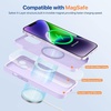image:imageMiracase Magnetic Case Designed for iPhone 14 Plus Case with Screen ProtectorUpgraded Enhanced Camera ProtectionShockproof Liquid Silicone Case 67 inchMagnetic Light Purple