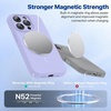 image:imageMiracase Silicone amp Magnetic for iPhone 15 Pro Max Case Light Purple