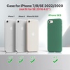 image:imageMiracase Silicone for iPhone SE 2022SE 202078 CaseAcacia Green