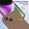 image:imageMiracase Silicone amp Magnetic for iPhone 14 Case Chocolate