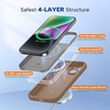 image:imageMiracase Silicone amp Magnetic for iPhone 14 Case Chocolate