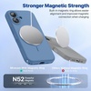 image:imageMiracase Silicone amp Magnetic for iPhone 16 Case Glass Blue