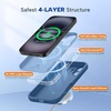image:imageMiracase Silicone amp Magnetic for iPhone 16 Case Glass Blue