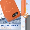 image:imageMiracase Silicone amp Magnetic for iPhone 17e16e Case Amber Orange