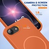 image:imageMiracase Silicone amp Magnetic for iPhone 17e16e Case Amber Orange