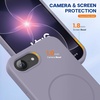 image:imageMiracase Silicone amp Magnetic for iPhone 17e16e Case Lavender Gray