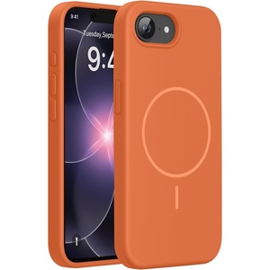 image:imageMiracase Silicone amp Magnetic for iPhone 17e16e Case Amber Orange
