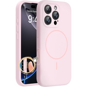 image:imageMiracase Magnetic for iPhone 16 Pro Case Silicone Sand Pink