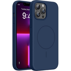 image:imageMiracase Silicone amp Magnetic for iPhone 13 Pro Max Case Dark Blue