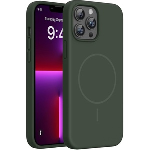 image:imageMiracase Silicone amp Magnetic for iPhone 13 Pro Max Case Dark Green