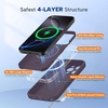 image:imageMiracase Silicone amp Magnetic for iPhone 16 Pro Max Case Dark Purple
