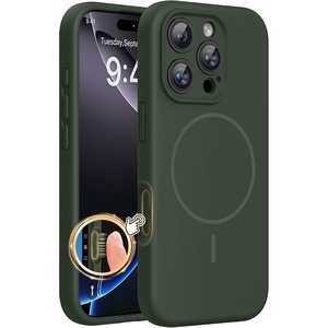 image:imageMiracase Silicone amp Magnetic for iPhone 16 Pro Max Case Dark Green