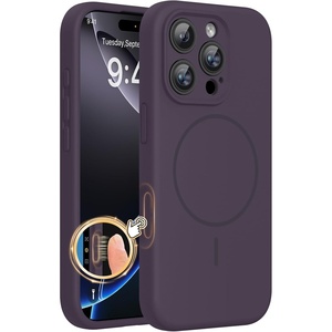 image:imageMiracase Silicone amp Magnetic for iPhone 16 Pro Max Case Dark Purple
