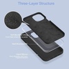 image:imageMiracase Silicone for iPhone 12 Pro Max Case Black