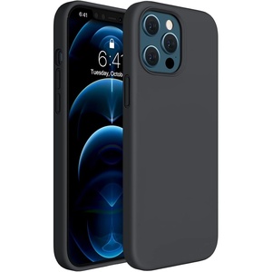 image:imageMiracase Silicone for iPhone 12 Pro Max Case Black