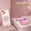 image:imageMiracase Compatible with iPhone 13 case 61 inch Glass Instead Plastic with Builtin 9H Tempered Glass Screen Protector for iPhone 132023 Upgrade FullBody Glass Clear CaseCrystal Pink