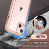 image:imageMiracase Compatible with iPhone 13 case 61 inch Glass Instead Plastic with Builtin 9H Tempered Glass Screen Protector for iPhone 132023 Upgrade FullBody Glass Clear CaseCrystal Pink
