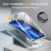 image:imageMiracase Compatible with iPhone 13 pro case 61 inch 2022 New FullBody Glass Clear Case Bumper Case with Builtin 9H Tempered Glass Screen Protector for iPhone 13 pro Matte Clear
